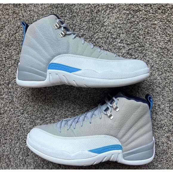 Nike Air Jordan 12 University Blue UNC Size 8.5 Men's - Picture 1 of 8